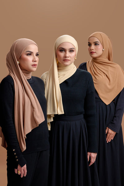 Meccanism Feat Zee Zee Shahab - Izela Pashmina Instan 2in1 Inner Spandex Rayon Cooltech Airflow - Hijab Kaos