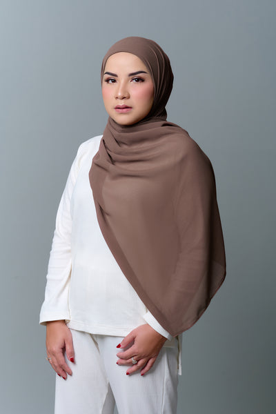 Meccanism Feat Tasya Nur Medina - Zee Pashmina Instan Cooltech Airflow Polos - Pashmina 2in1 Inner Bahan Ceruty Premium