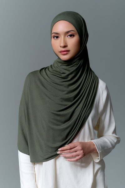 [Year End Sale] Meccanism - Queenza Spandex Pashmina Instan