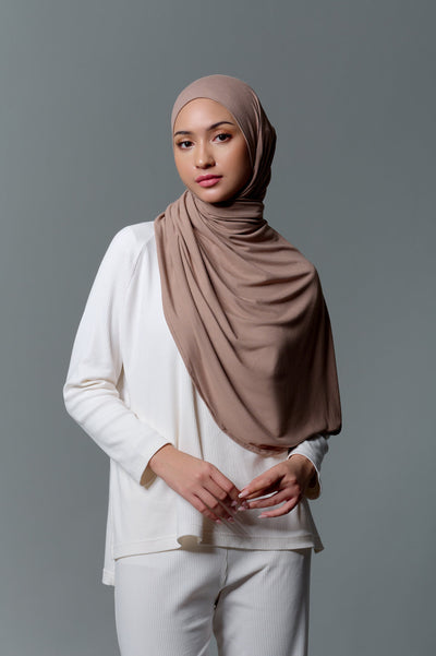 [Year End Sale] Meccanism - Queenza Spandex Pashmina Instan