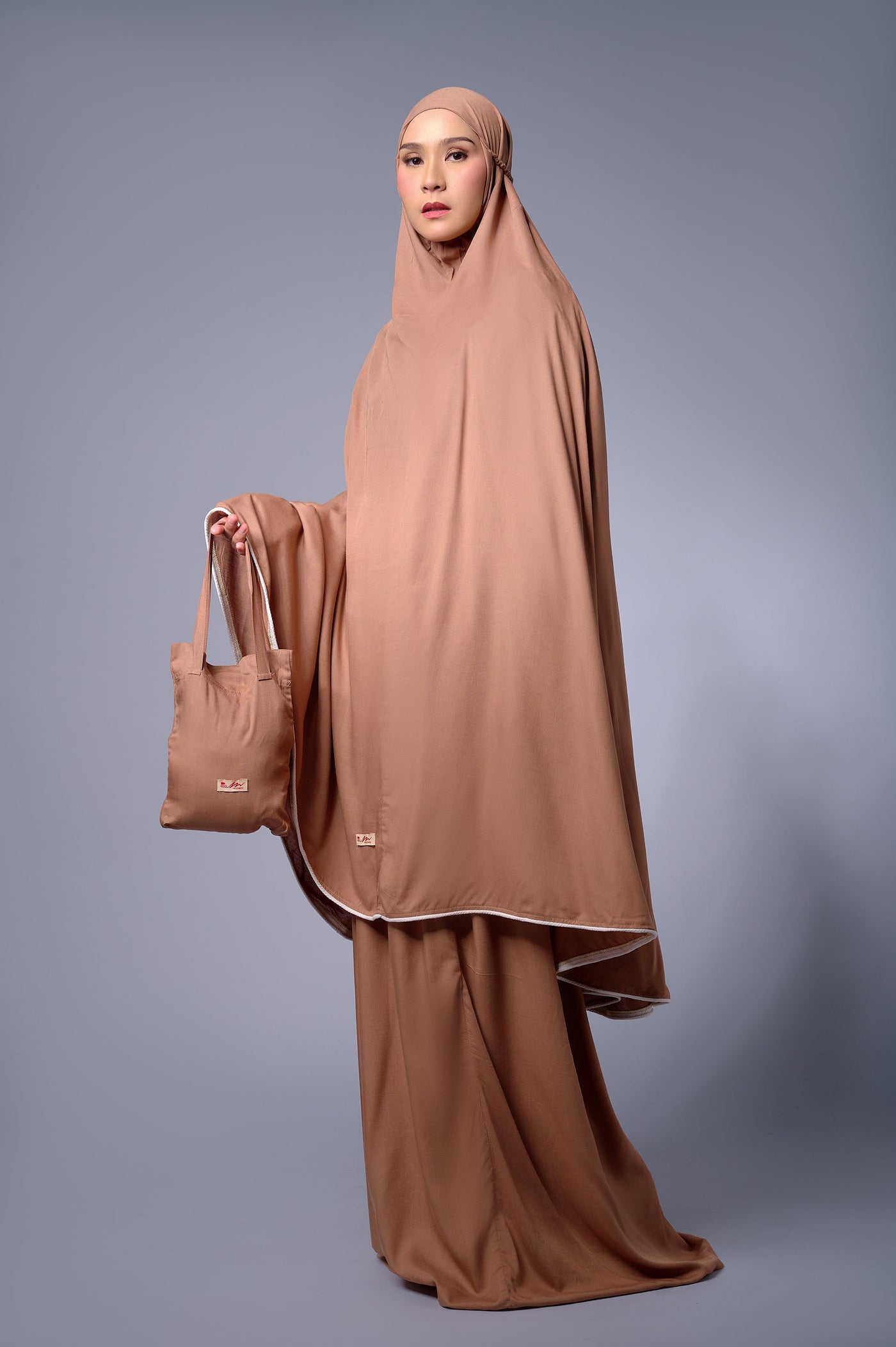 [Anniversary Sale] Meccanism - Ravanya Brown Mukena