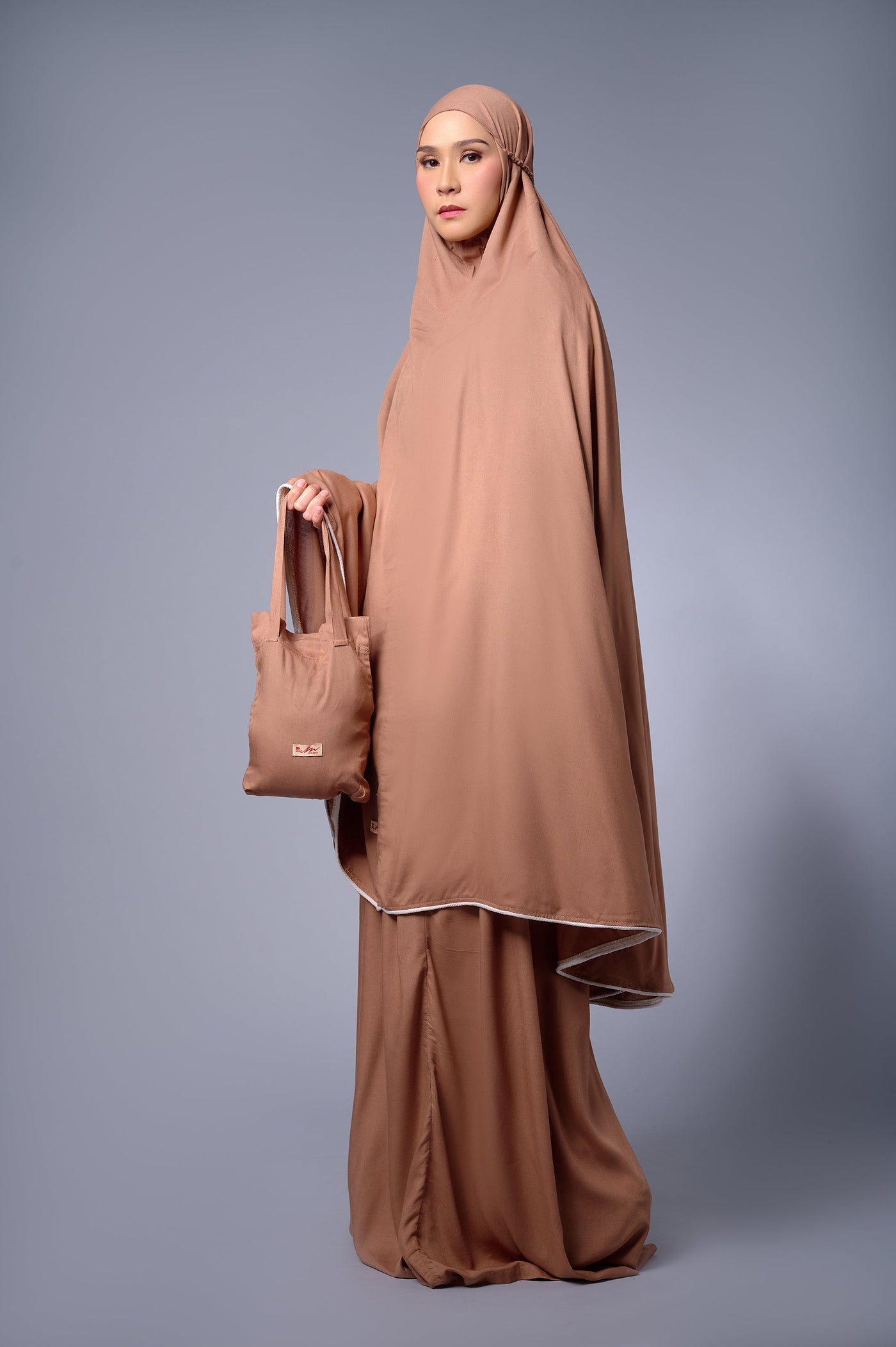 [Anniversary Sale] Meccanism - Ravanya Brown Mukena