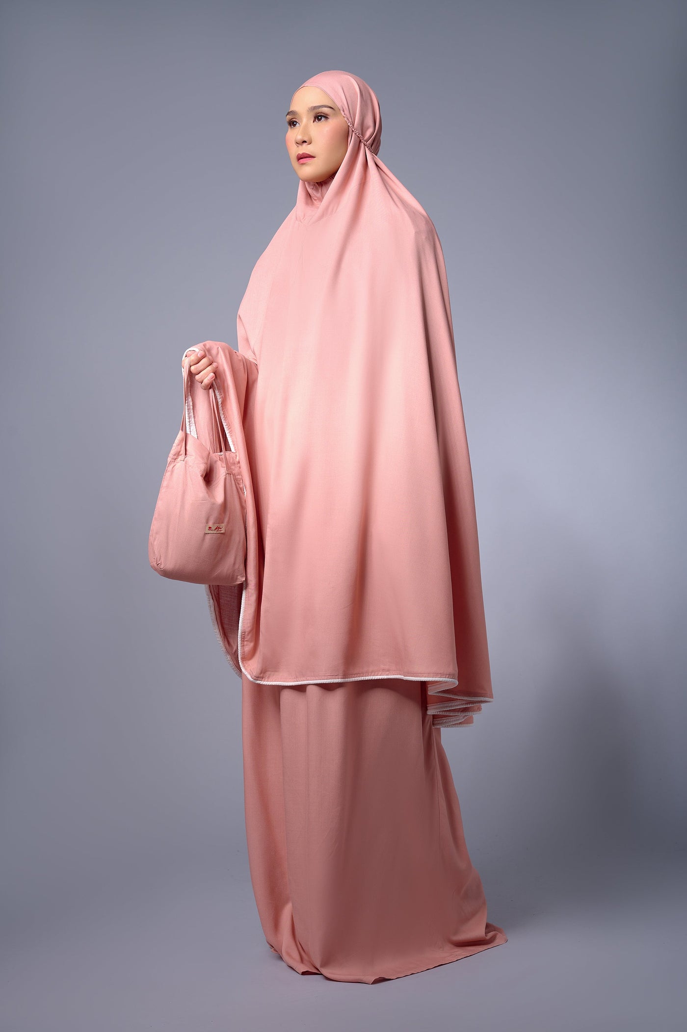 [Anniversary Sale] Meccanism - Rumi Dusty Pink Mukena