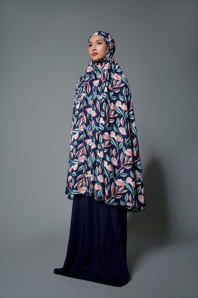 Meccanism - Runna Navy Mukena Motif