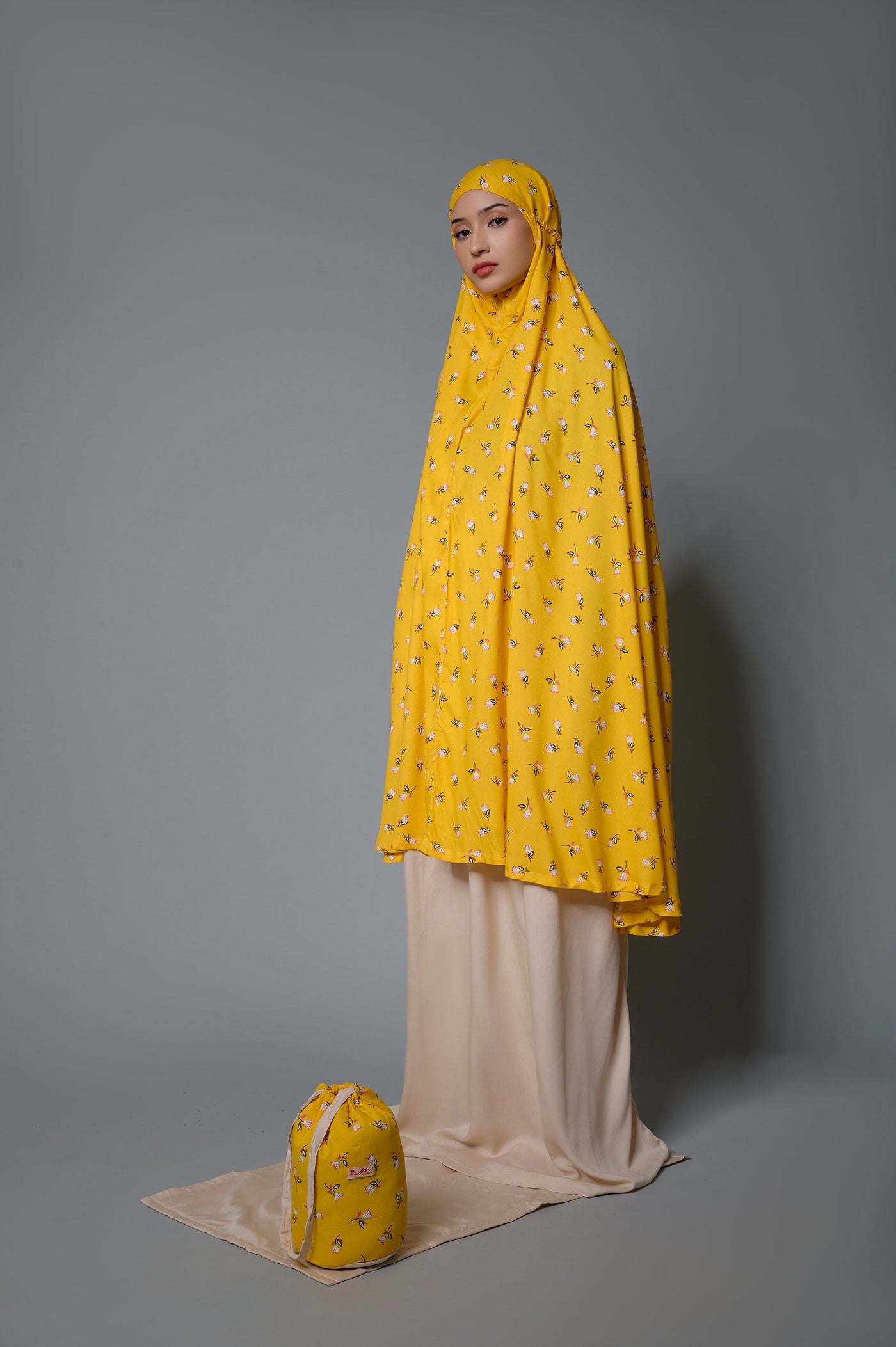 Meccanism - Shavira Yellow Mukena Motif