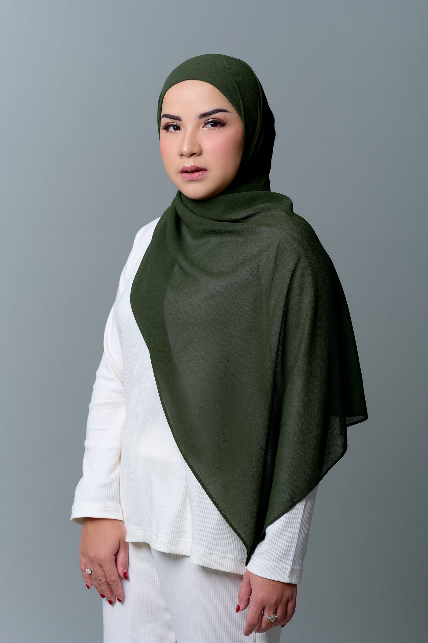 [Anniversary Sale] Meccanism Feat Tasya Nur Medina - ZEE ARMY PASHMINA INSTAN